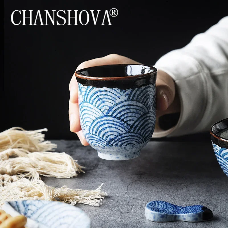 Handmade Ceramic Mug - CHANSHOVA Gaya Retro Cina Buatan Tangan