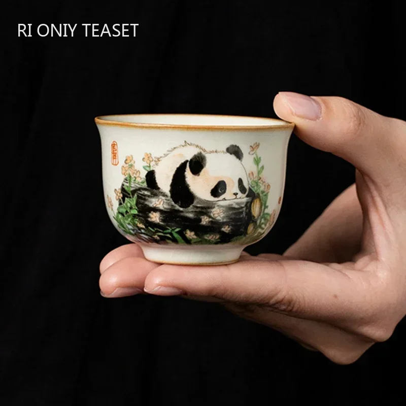 Handmade Ceramic Mug - 1 Buah Cangkir Teh Keramik Ru