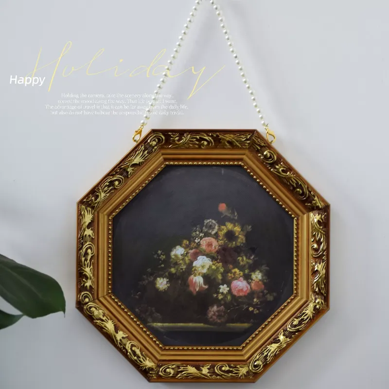 Luxury Lifestyle Niche - Lukisan Dekoratif Retro Bentuk Oktagon, Gaya
