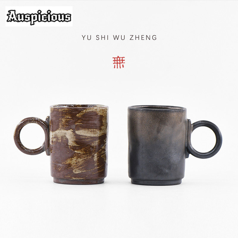 Handmade Ceramic Mug - 180ml buatan tangan Wabi Stoneware Mug