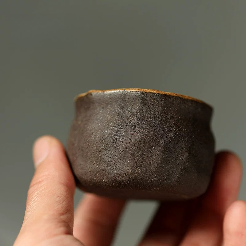 Cangkir Teh Keramik Kasar Wabi - Handmade Ceramic Mug ulasan dan harga