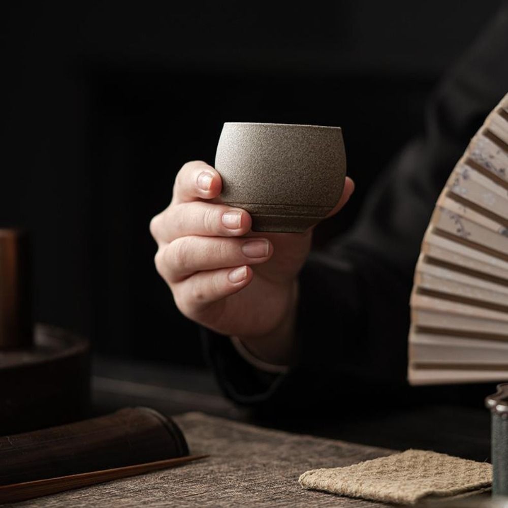 Set Teh Kung Fu Cangkir Teh Ba - Handmade Ceramic Mug ulasan dan harga