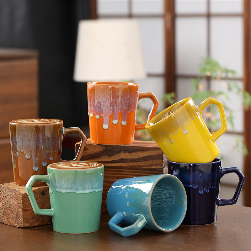 Cangkir Kopi Keramik Vintage J - Handmade Ceramic Mug ulasan dan harga