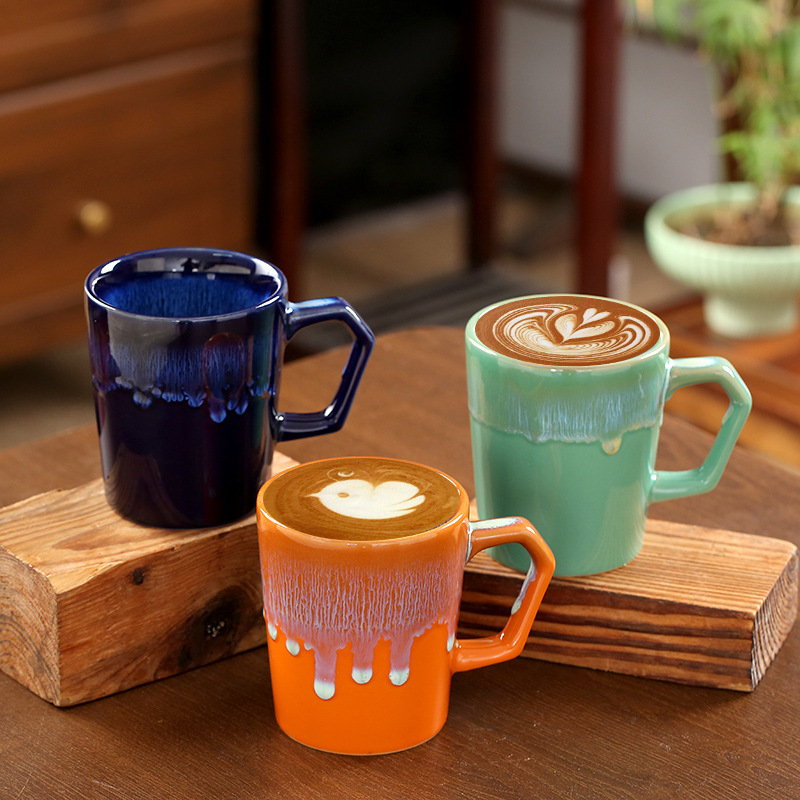 Cangkir Kopi Keramik Vintage J - Handmade Ceramic Mug ulasan dan harga