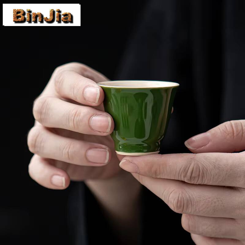 2pc/set Cangkir Hijau Kehitama - Handmade Ceramic Mug ulasan dan harga