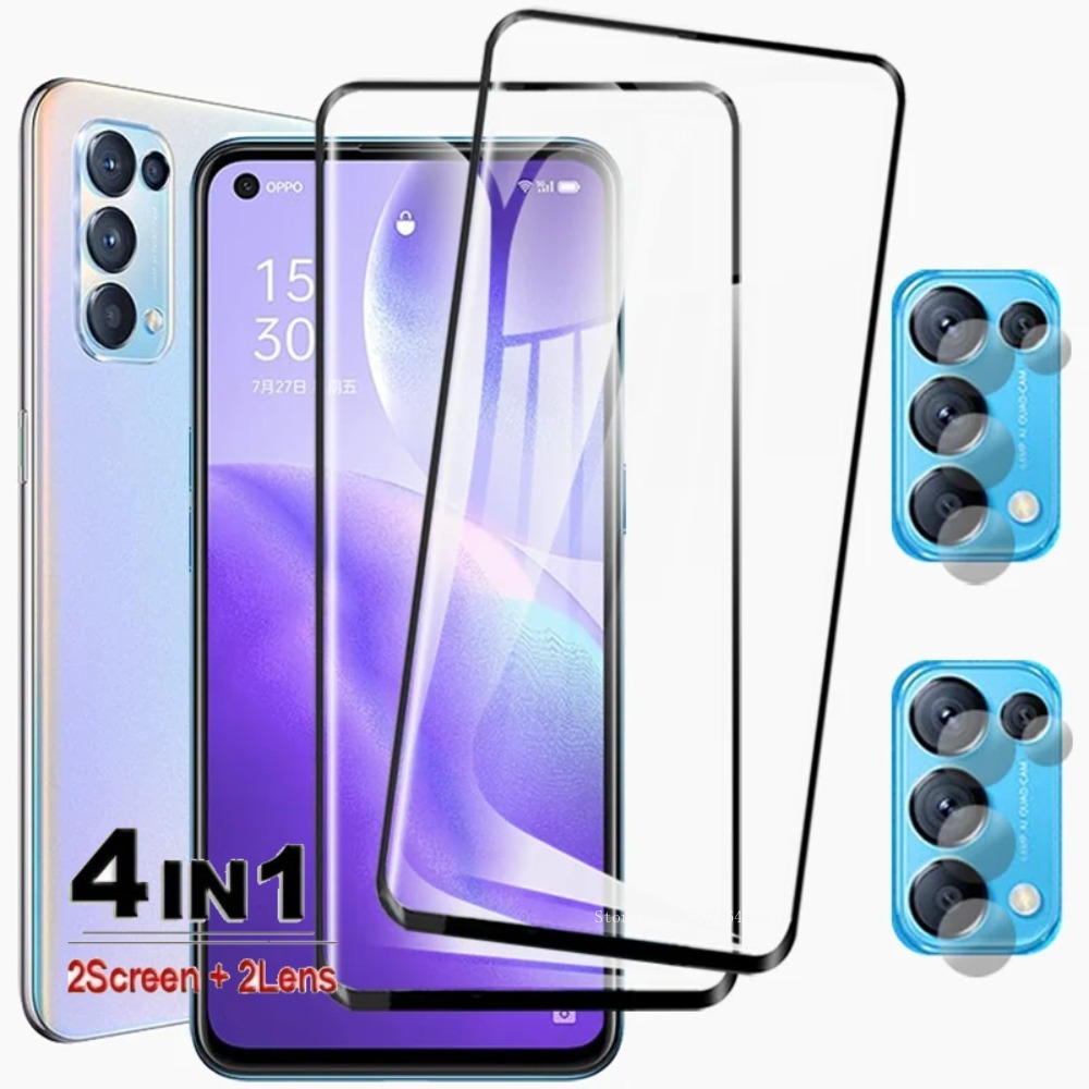 Kaca Tempered 4IN1 Full Cover  - Oppo Find X8 ulasan dan harga