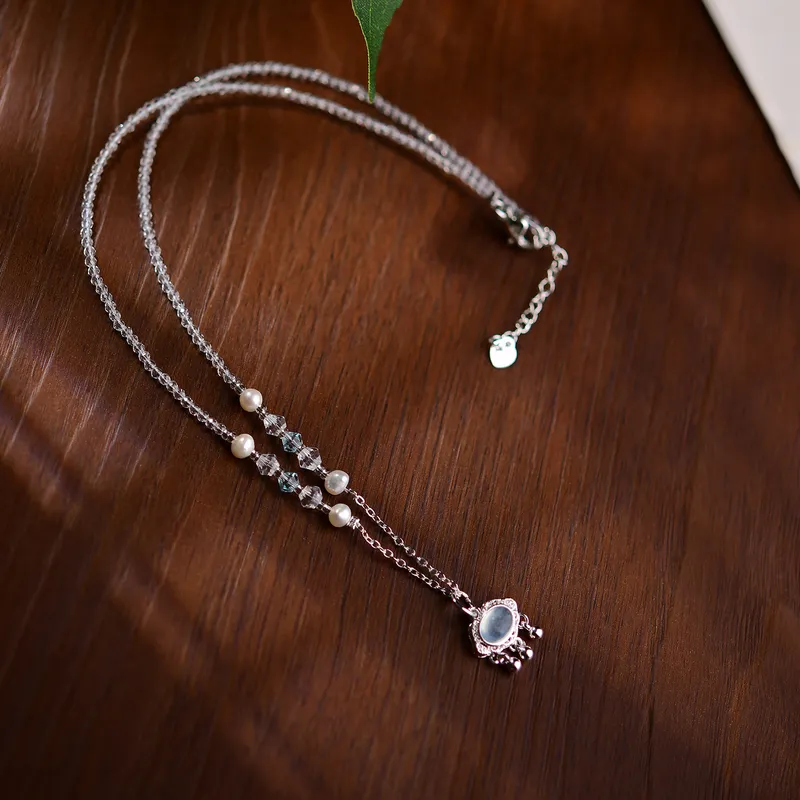 Kalung Aquamarine Gaya Nasiona - Luxury Lifestyle Niche ulasan dan harga